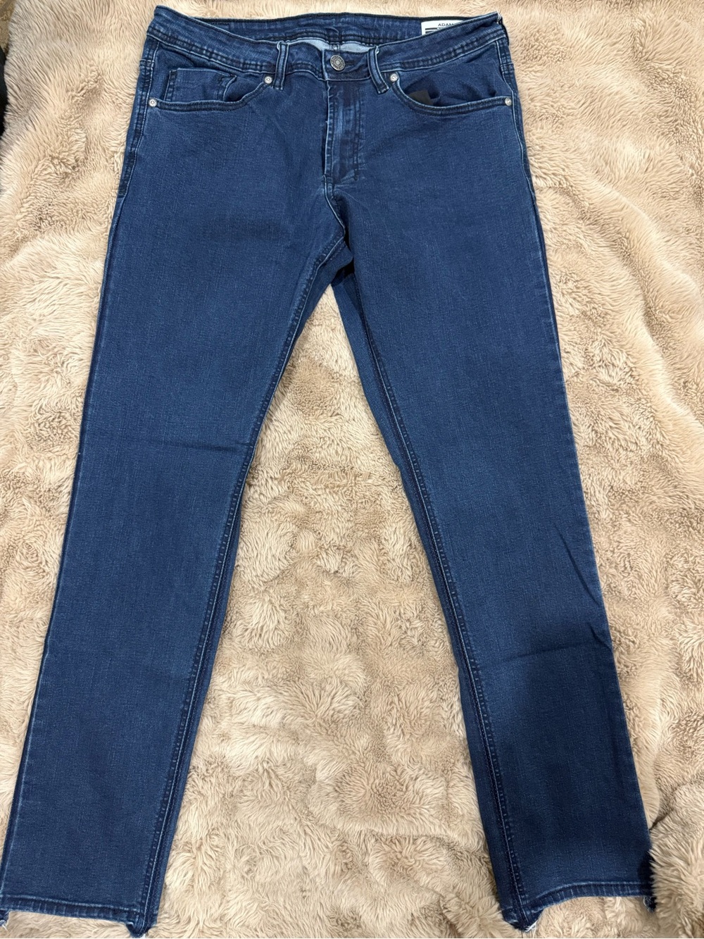 ADAM Slim Stretch Jeans Men’s 34x32 Dark Wash Slim Fit Denim